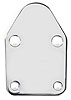 Chrome Fuel Pump Block-Off Plate Small Block Chevy (except LT and LS Series) - image 2