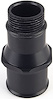 O-Ring Style Hose Adapter 1-1/4 in. Black Anodized - image 1