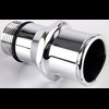 O-Ring Style Hose Adapter 1-1/4 in. Polished - image 2