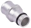 O-Ring Style Hose Adapter 1-1/2 in. Clear Anodized - image 4