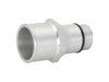 O-Ring Style Hose Adapter 1-3/4 in. Clear Anodized - image 2
