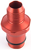 O-Ring Style Hose Adapter -12AN Red Anodized - image 1