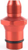 O-Ring Style Hose Adapter -12AN Red Anodized - image 3