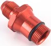 O-Ring Style Hose Adapter -16AN Red Anodized - image 2