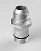 O-Ring Style Hose Adapter -16AN Clear Anodized - image 3