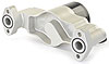 Electric Water Pump for Big Block Chevy [50 GPM, Clear Anodized] - image 2