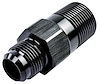 Water Pump Hose Adapter Fitting 1 in. NPT to -12 AN [Black Anodized] - image 1