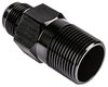 Water Pump Hose Adapter Fitting 1 in. NPT to -12 AN [Black Anodized] - image 3