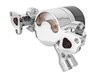 Electric Water Pump, 35 GPM for Small Block Ford [Chrome] - image 2