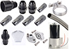 Remote Water Pump and Plumbing Kit for Small Block Chevy - image 1