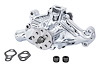 OEM-Style Water Pump for 1955-1972 Small Block Chevy w/Threaded Heater Port [Short, Chrome Finish]