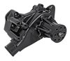 Premium High-Flow Long-Style Aluminum Water Pump Fits Select 1969-1976 Small Block Chevy 302-400 V8 [Black] - image 3