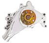 Premium High-Flow Long-Style Aluminum Water Pump Fits Select 1969-1976 Small Block Chevy 302-400 V8 [Chrome] - image 2