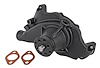 Premium High-Flow Short-Style Aluminum Water Pump Fits Select 1965-1970 Big Block Chevy 396-454 V8 [Black]