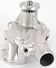 Premium High-Flow Short-Style Aluminum Water Pump Fits Select 1965-1970 Big Block Chevy 396-454 V8 [Natural] - image 3