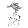 Replacement Water Pump Fits Select 1998-2008 Chrysler, Mercedes-Benz Models w/2.6L-3.7L V6, 4.3L, 5.0L V8 Engines - image 2