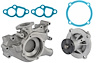 Premium High-Flow Aluminum Water Pump and Housing Kit for1958-1979 Big Block Mopar 361-440 [Natural]