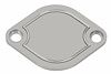 Billet Water Neck Block-Off Plate for Chevrolet V8 & 90 degree V6 - image 1
