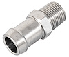 Stainless Steel Heater Hose Fitting, Straight [5/8 in. Hose Barb x 1 3/4 in. L x 3/8 in. NPT] - image 1