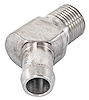 Stainless Steel Heater Hose Fitting, 45-Degree [5/8 in. Hose Barb x 1 3/4 in. L x 1/2 in. NPT] - image 1
