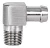 Stainless Steel Heater Hose Fitting, 90-Degree [5/8 in. Hose Barb x 2 1/8 in. L x 1/2 in. NPT] - image 2