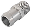 Stainless Steel Heater Hose Fitting, Straight [3/4 in. Hose Barb x 1 3/4 in. L x 1/2 in. NPT] - image 1