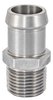 Stainless Steel Heater Hose Fitting, Straight [3/4 in. Hose Barb x 1 3/4 in. L x 1/2 in. NPT] - image 2
