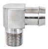 Stainless Steel Heater Hose Fitting, 90-Degree [3/4 in. Hose Barb x 2 1/8 in. L x 1/2 in. NPT] - image 2
