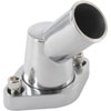 Aluminum Thermostat Housing for Small Block & Big Block Chevy, 45-degree Swivel Design [Chrome] - image 2