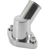 Aluminum Thermostat Housing for Small Block & Big Block Chevy, 45-degree Swivel Design [Chrome] - image 3