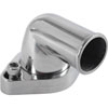 Aluminum Thermostat Housing for Small Block & Big Block Chevy, 90-degree Swivel Design [Polished] - image 2