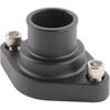 Aluminum Thermostat Housing for Small Block & Big Block Chevy, Straight Design [Satin Black] - image 2