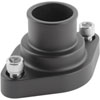 Aluminum Thermostat Housing for Small Block & Big Block Chevy, Straight Design [Satin Black] - image 3