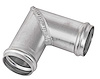 Aluminum Radiator Hose Connector, 90 Degree Elbow [1 1/4 in. O.D. Inlet/Outlet] - image 1