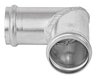 Aluminum Radiator Hose Connector, 90 Degree Elbow [1 1/2 in. O.D. Inlet/Outlet] - image 3