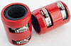 Stainless Steel Radiator Hose Kit Red - image 2