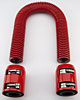 Stainless Steel Radiator Hose Kit Red - image 2