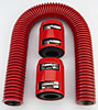 Stainless Steel Radiator Hose Kit Red - image 3