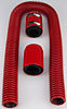 Stainless Steel Radiator Hose Kit Red - image 2