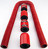 Stainless Steel Radiator Hose Kit Red - image 2