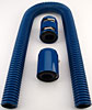 Stainless Steel Radiator Hose Kit Blue - image 2