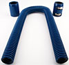 Stainless Steel Radiator Hose Kit Blue - image 3