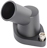 Aluminum Thermostat Housing for Small Block & Big Block Chevy, 45-degree Swivel Design [Satin Black] - image 1