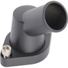 Aluminum Thermostat Housing for Small Block & Big Block Chevy, 45-degree Swivel Design [Satin Black] - image 2