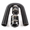 Stainless Steel Radiator Hose Kit Black - image 2