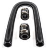 Stainless Steel Radiator Hose Kit Black - image 2