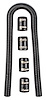 Stainless Steel Radiator Hose Kit Black - image 1