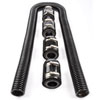 Stainless Steel Radiator Hose Kit Black - image 2