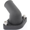 Aluminum Thermostat Housing for Small Block & Big Block Chevy, 75-degree Swivel Design [Satin Black] - image 3