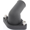 Aluminum Thermostat Housing for Small Block & Big Block Chevy, 75-degree Swivel Design [Satin Black] - image 4